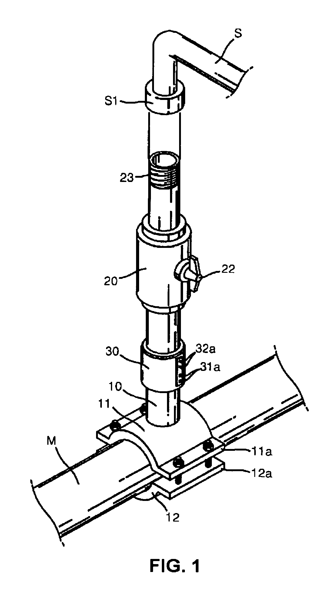 Pipe tapping apparatus
