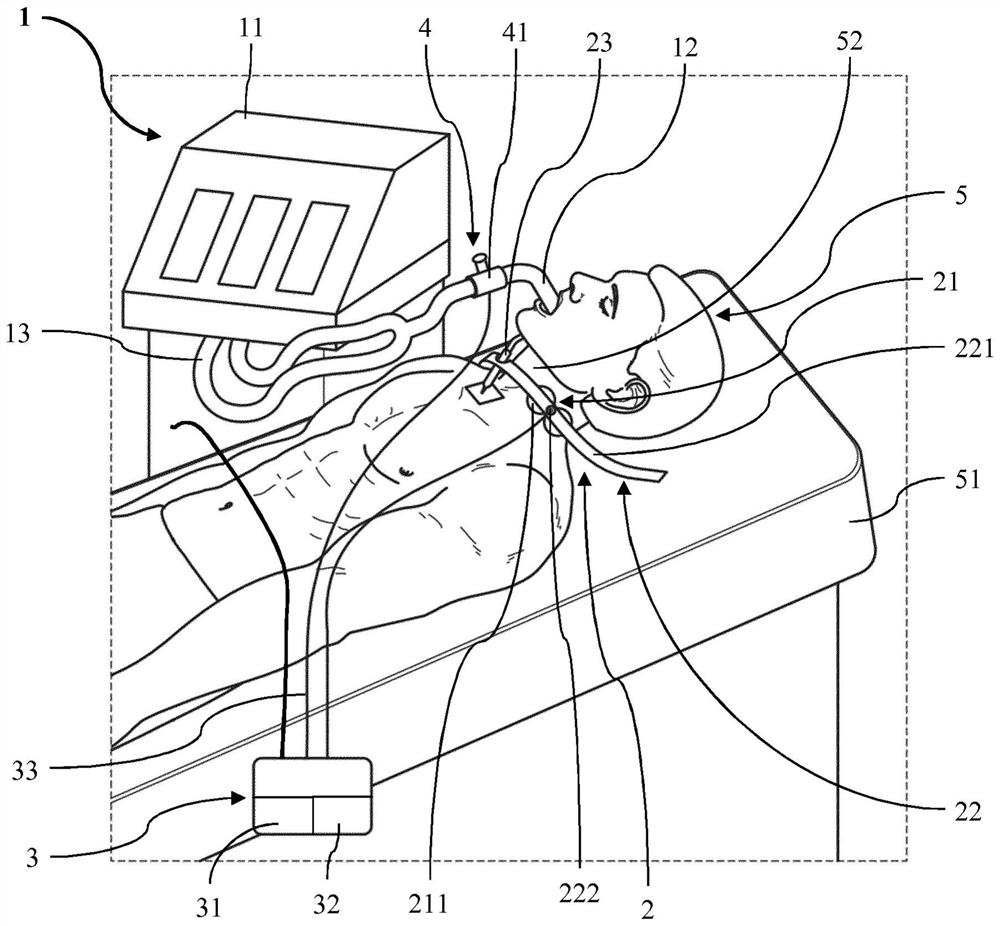 Ventilation machine and method of ventilating a patient