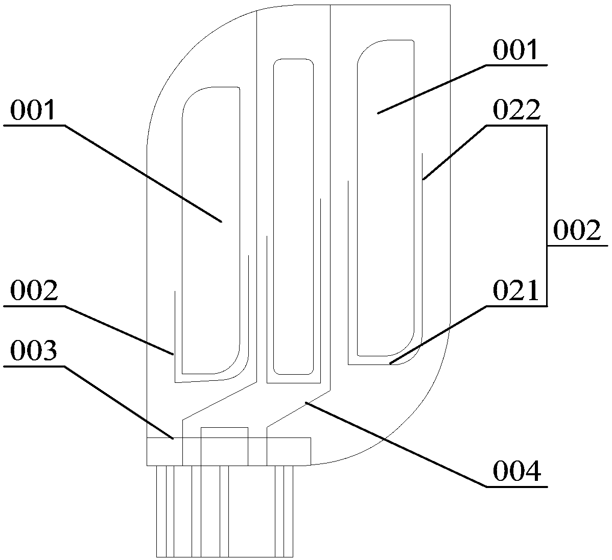 OLED panel device, vehicle lamp, and method for manufacturing shunt unit in OLED panel device