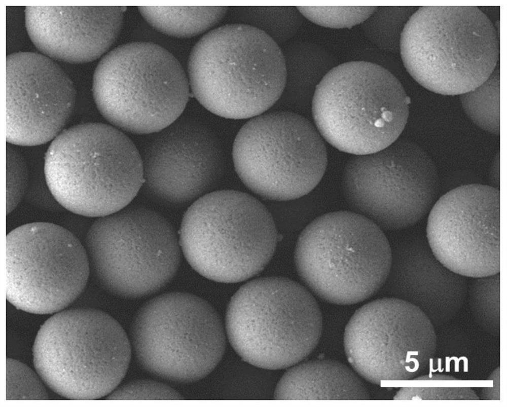 A kind of amphiphilic core-shell porous polymer microsphere and preparation method thereof