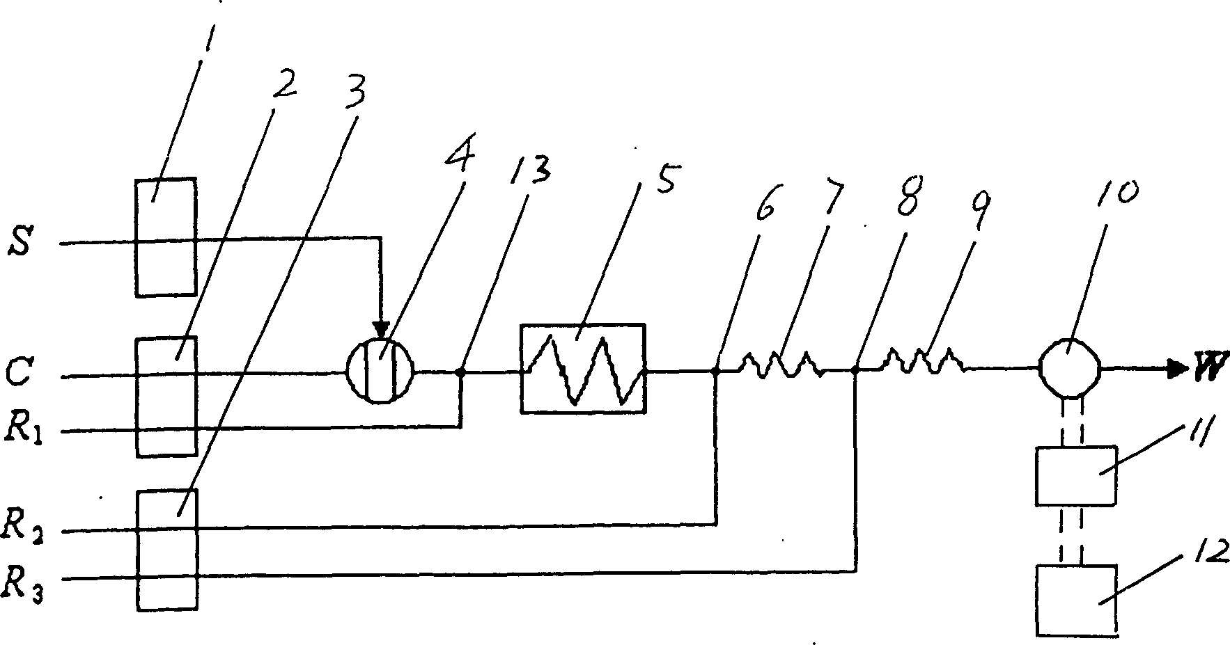 Automatic analysis method for COD in sea water