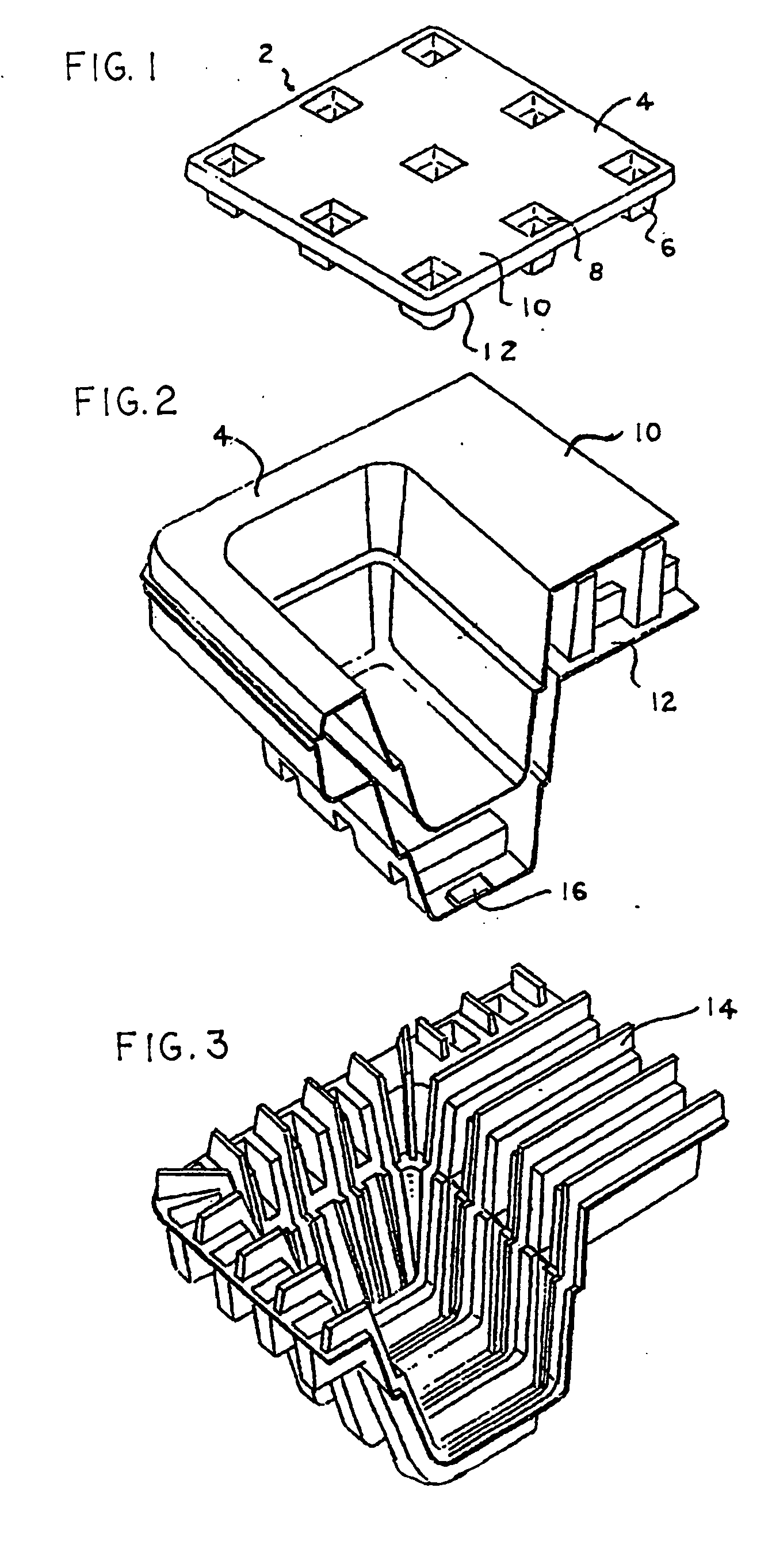 Thermoformed platform having a communications device