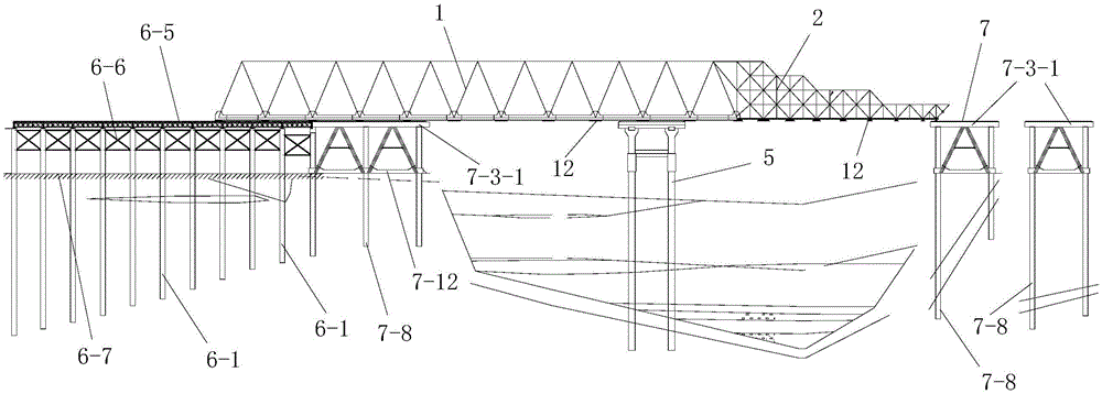 Steel truss girder assembling, erecting and construction process