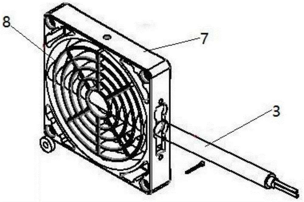 Compact fan heater
