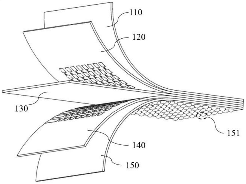 Flexible pressure sensor with convex hemisphere structure and preparation method thereof