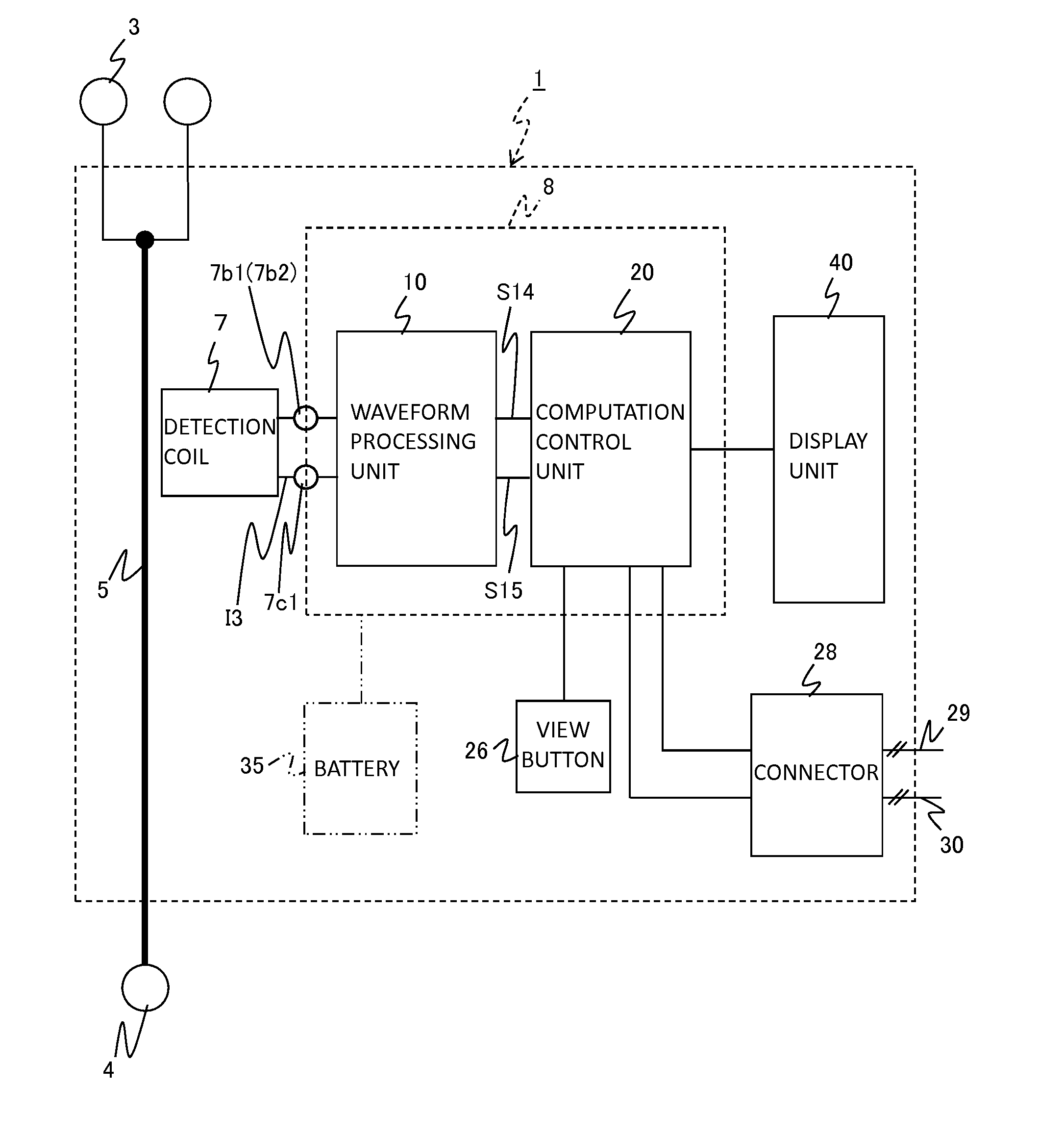 Lightning surge detector, surge protective device, and management system for surge protective device