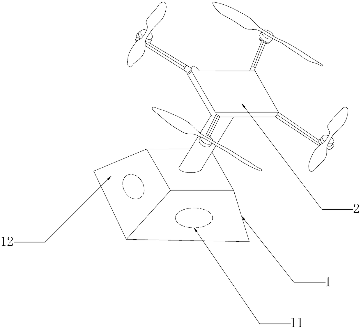 Oblique photography system