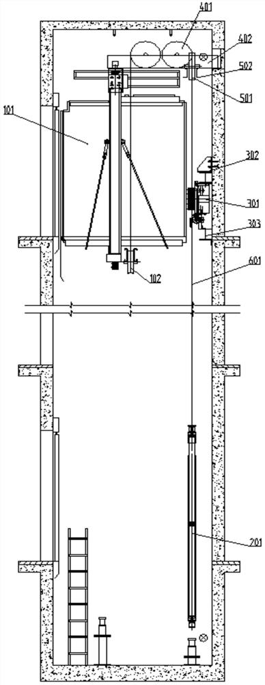 Elevator without machine room