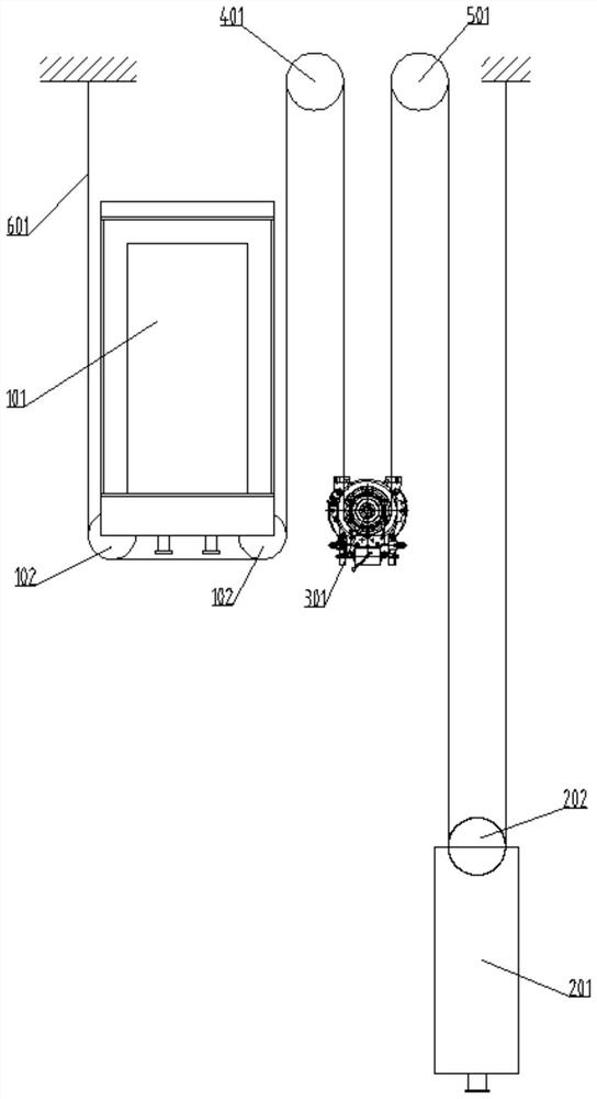 Elevator without machine room