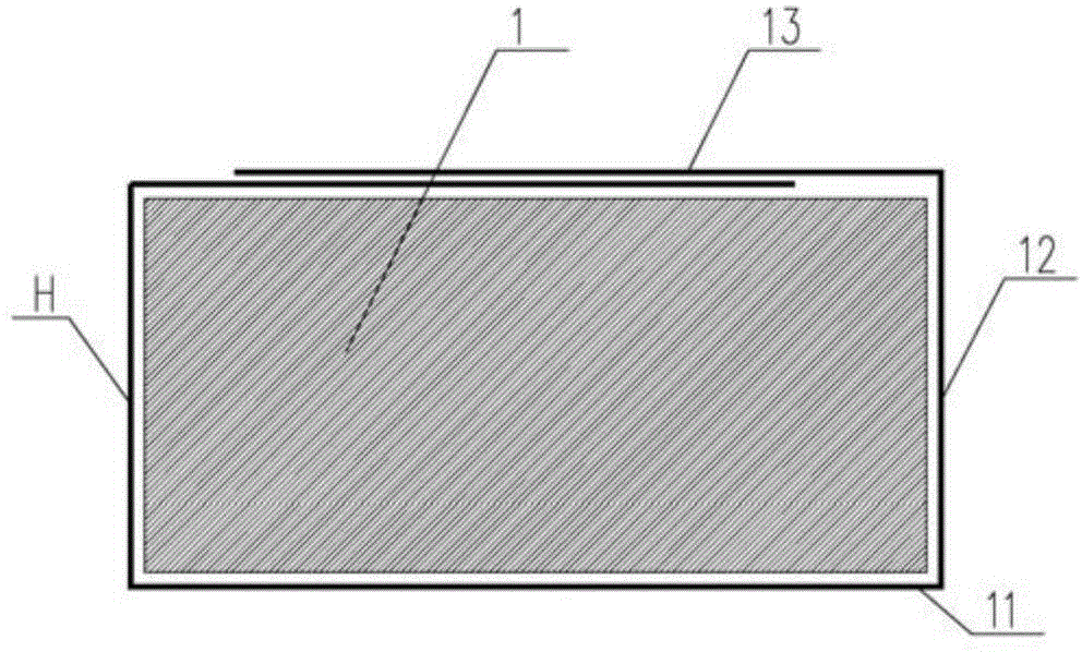 Hollow floor using steel mesh and thin plate combination for hole forming