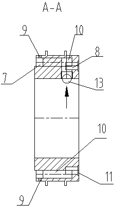 Cooling jacket for double-wall corrugated pipe