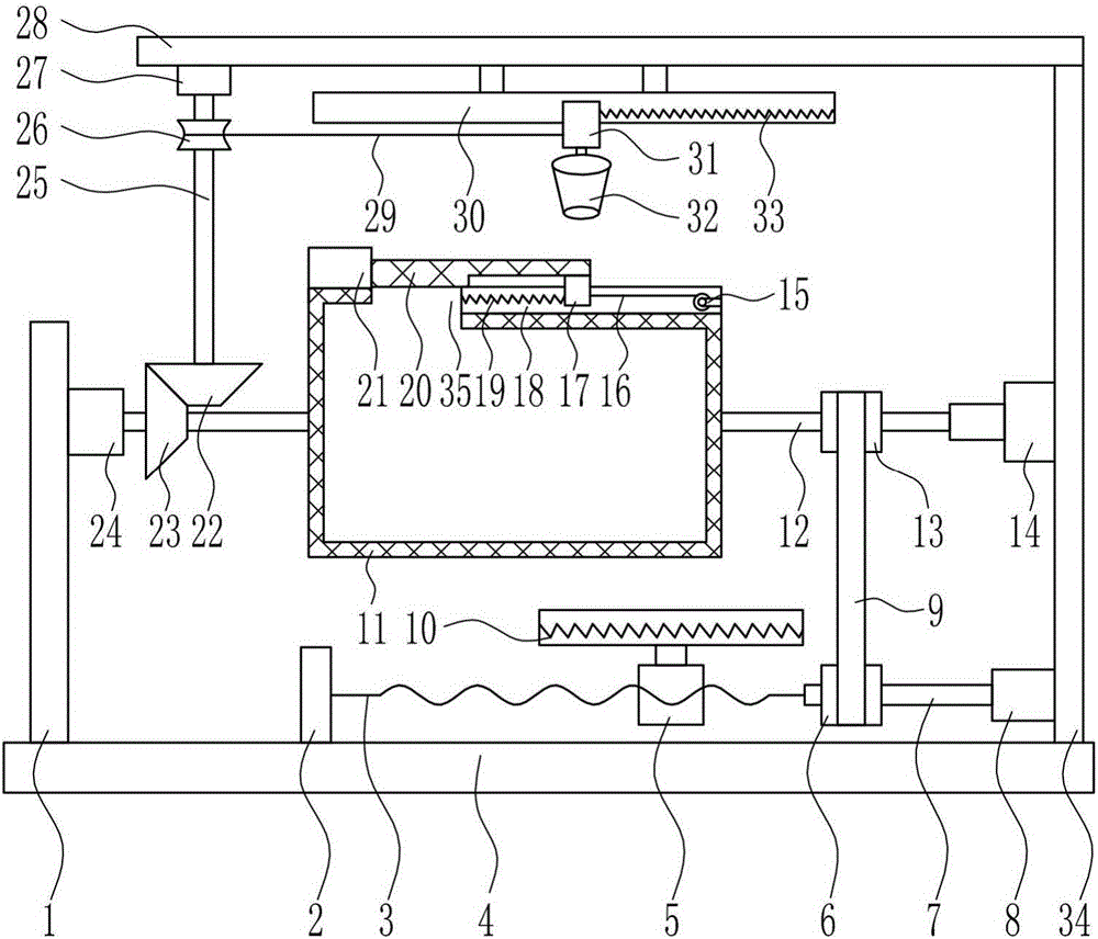 Industrial rapid tobacco drying device