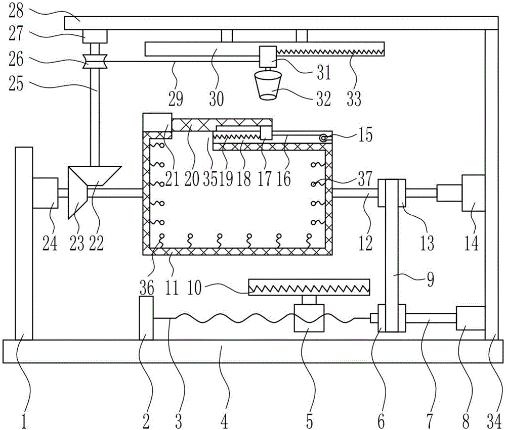 Industrial rapid tobacco drying device