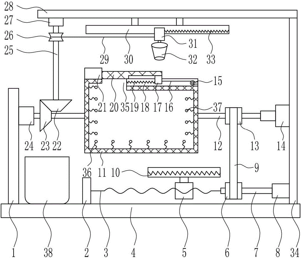 Industrial rapid tobacco drying device