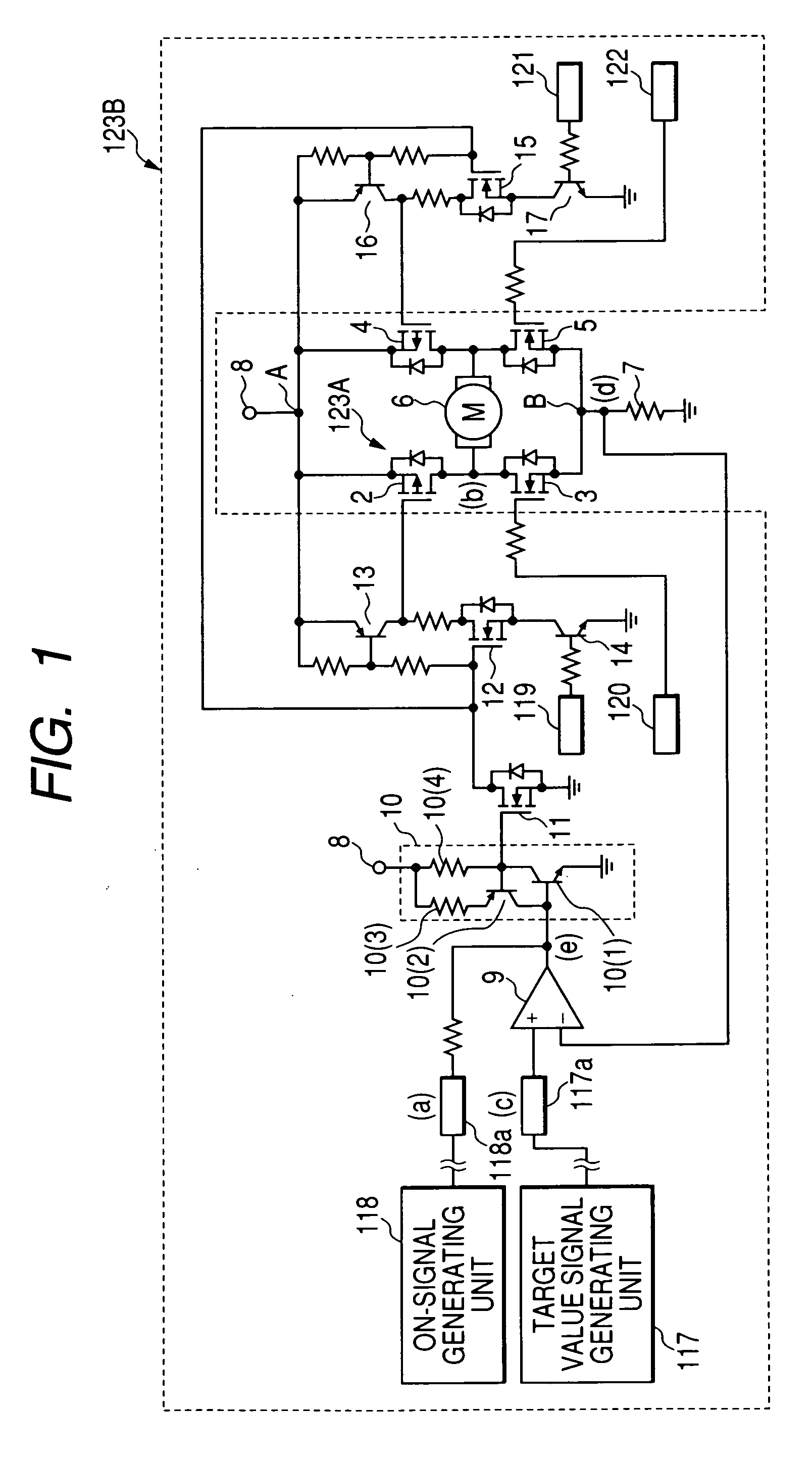 Motor driving control device to be driven at interval of constant time