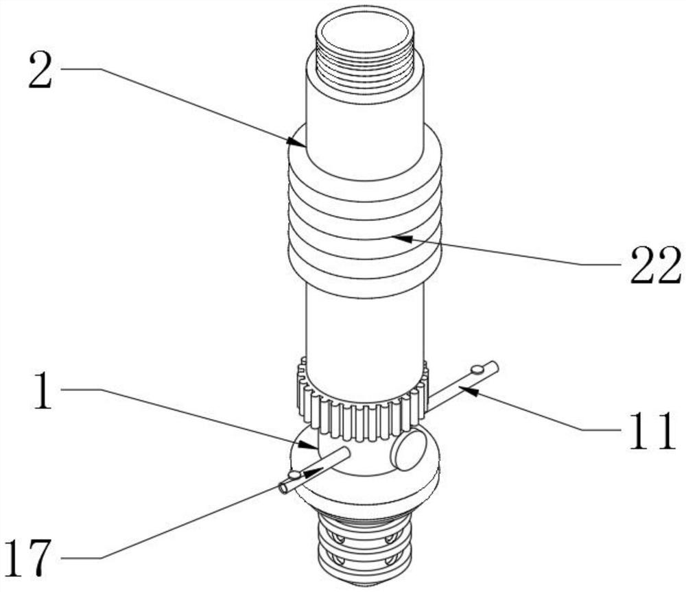 Anti-slip pollution-free decompression tube structure for intestinal surgery