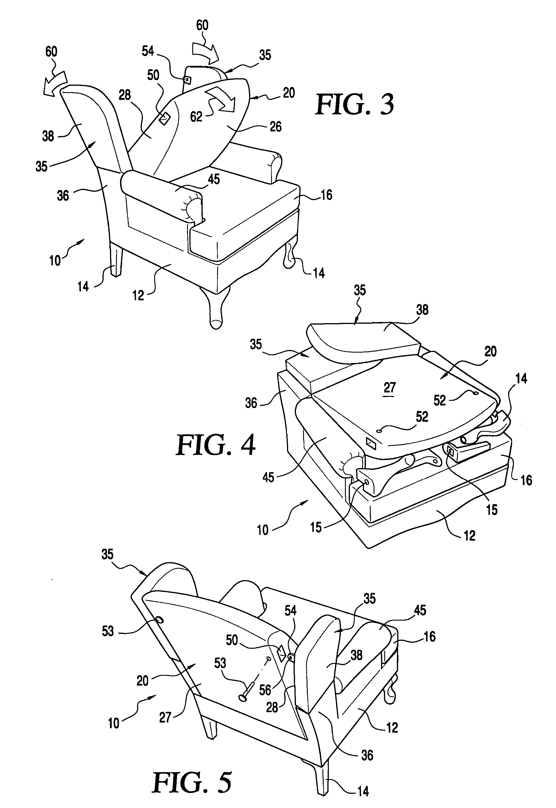 Compactly foldable wingback chair