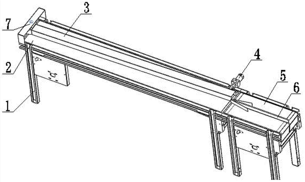 Food package distributing device