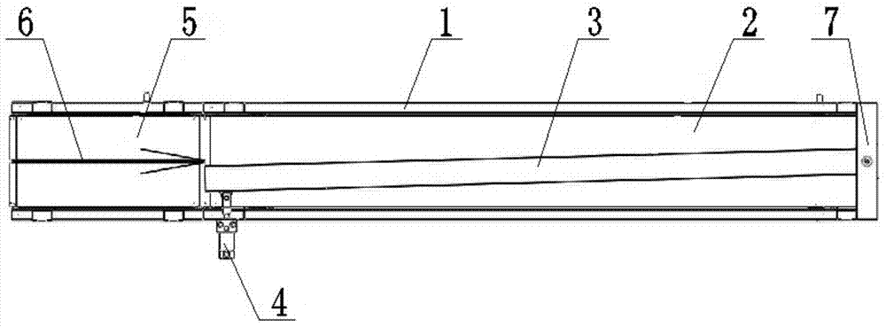 Food package distributing device