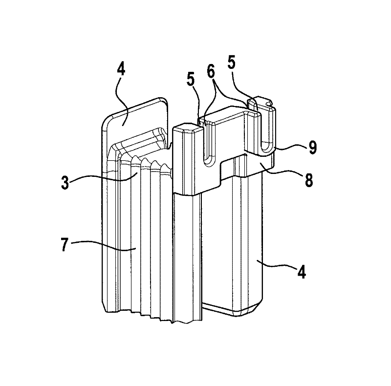 Winding support of single tooth winding for insulation motor