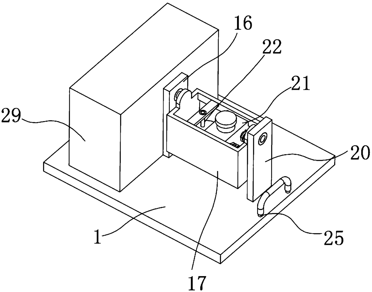 Cell culture liquid mixing device for cell engineering