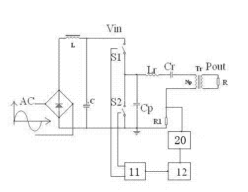 Full voltage range LLC resonant converter and control method thereof