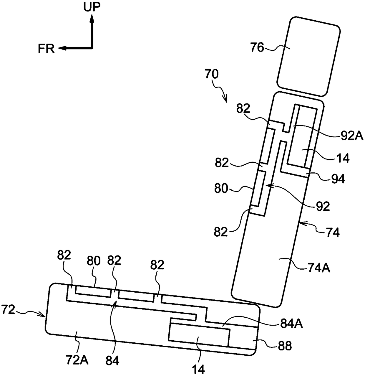 Aroma supply device for vehicle