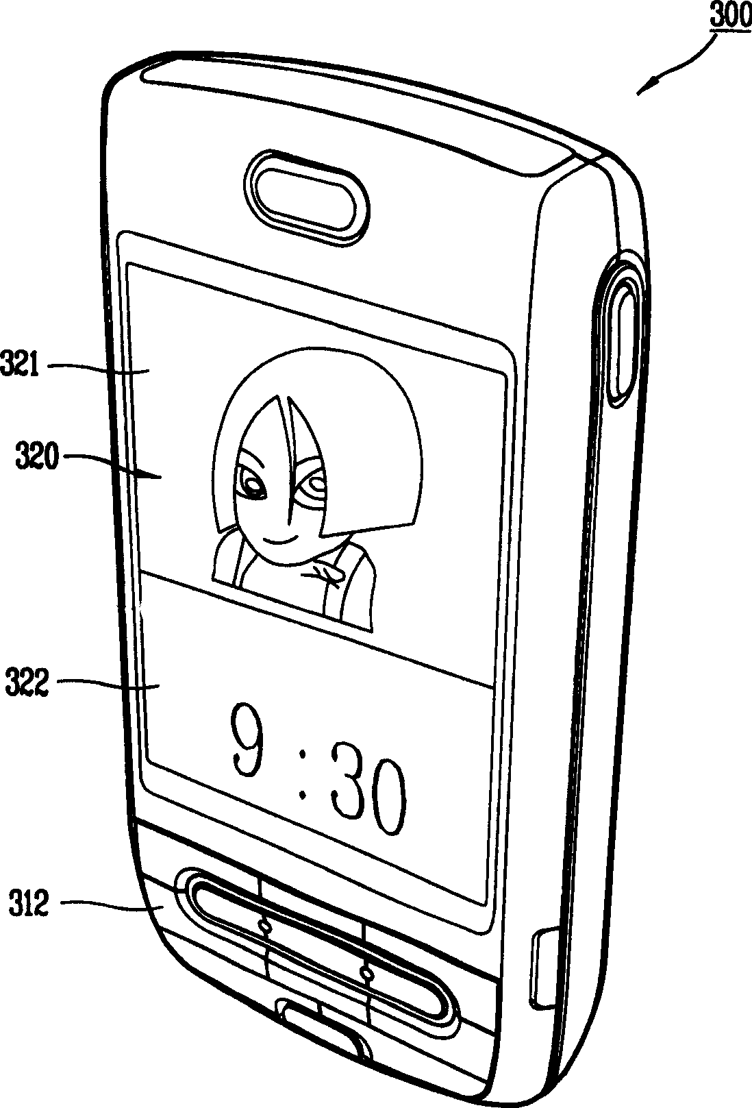 Portable terminal having multiple screens and control method thereof