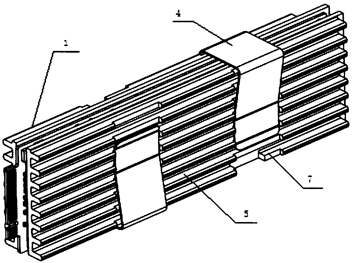 Radiator device capable of fixing M.3 hard disk and using method of radiator device