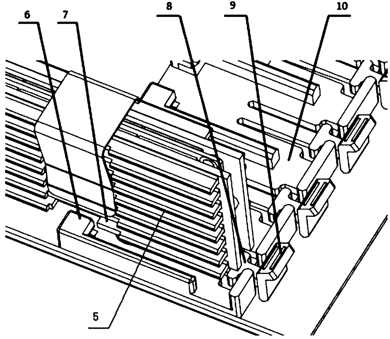 Radiator device capable of fixing M.3 hard disk and using method of radiator device