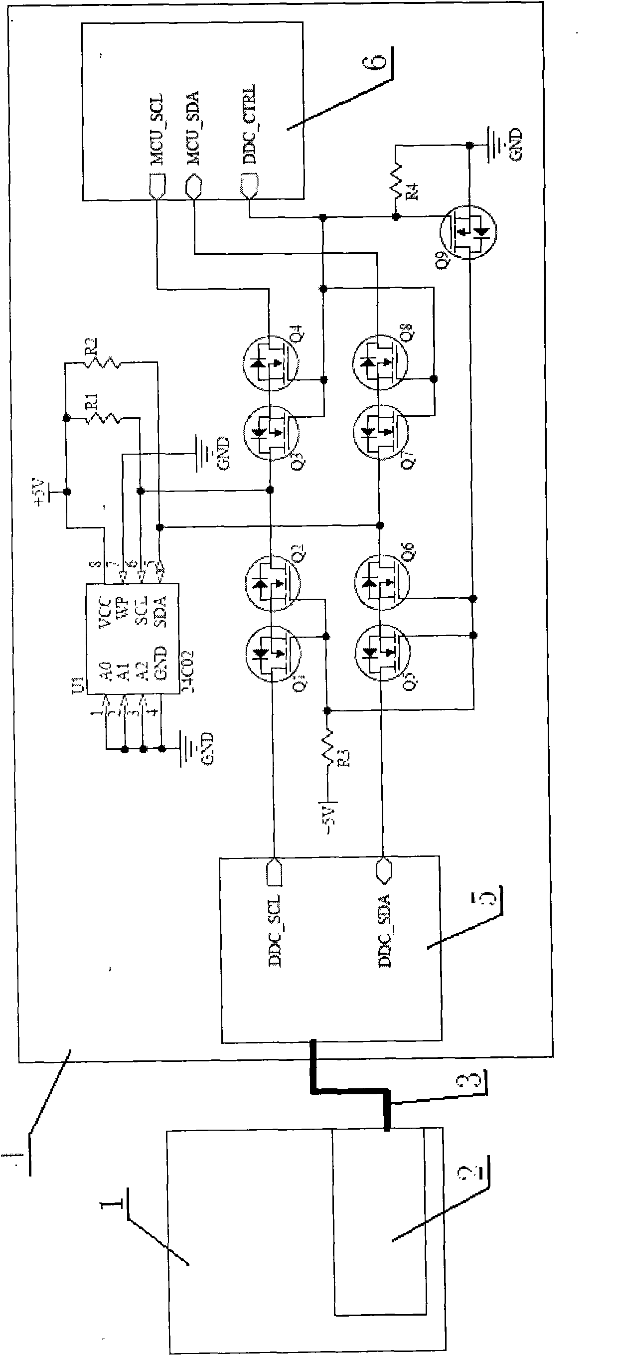 Insulation protective circuit for DDC (Direct Digital Control) interface