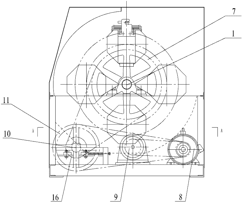 High-speed centrifugal grinding machine