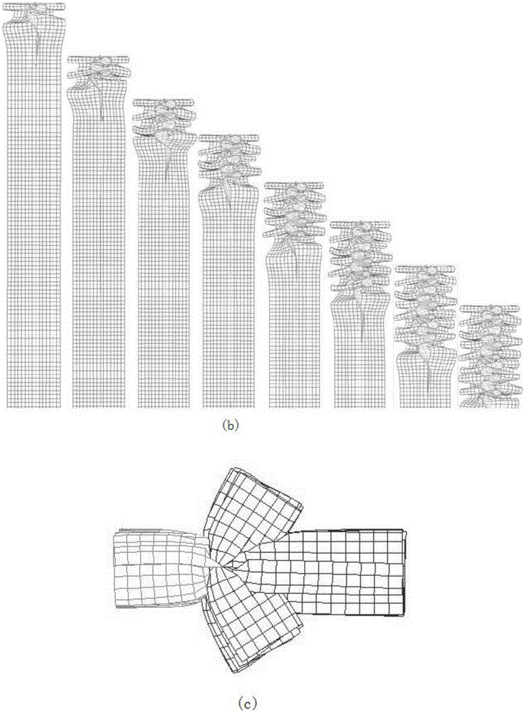 Method for calculating double reinforced regular hexagon honeycomb axial compressive stress