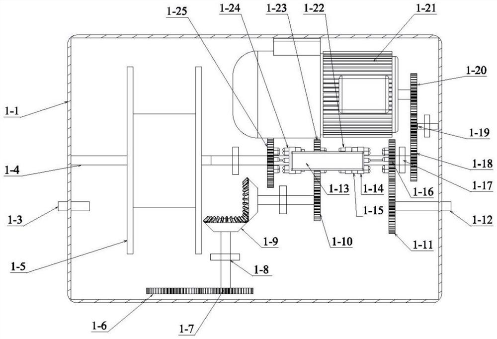 A mechanical traction type unmanned aerial vehicle aerial retractable device