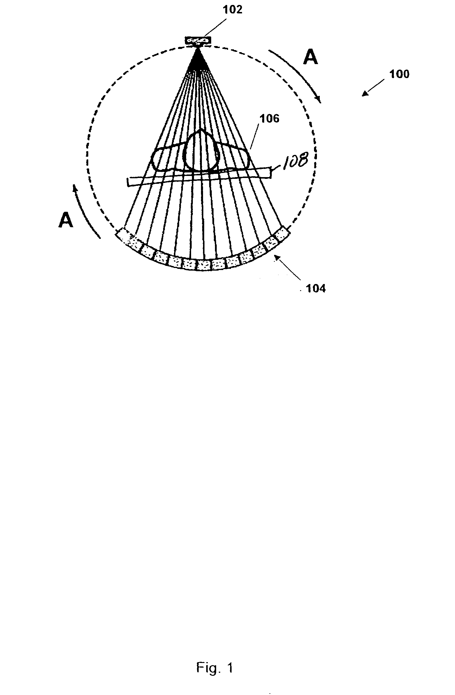 System and method for correcting for ring artifacts in an image