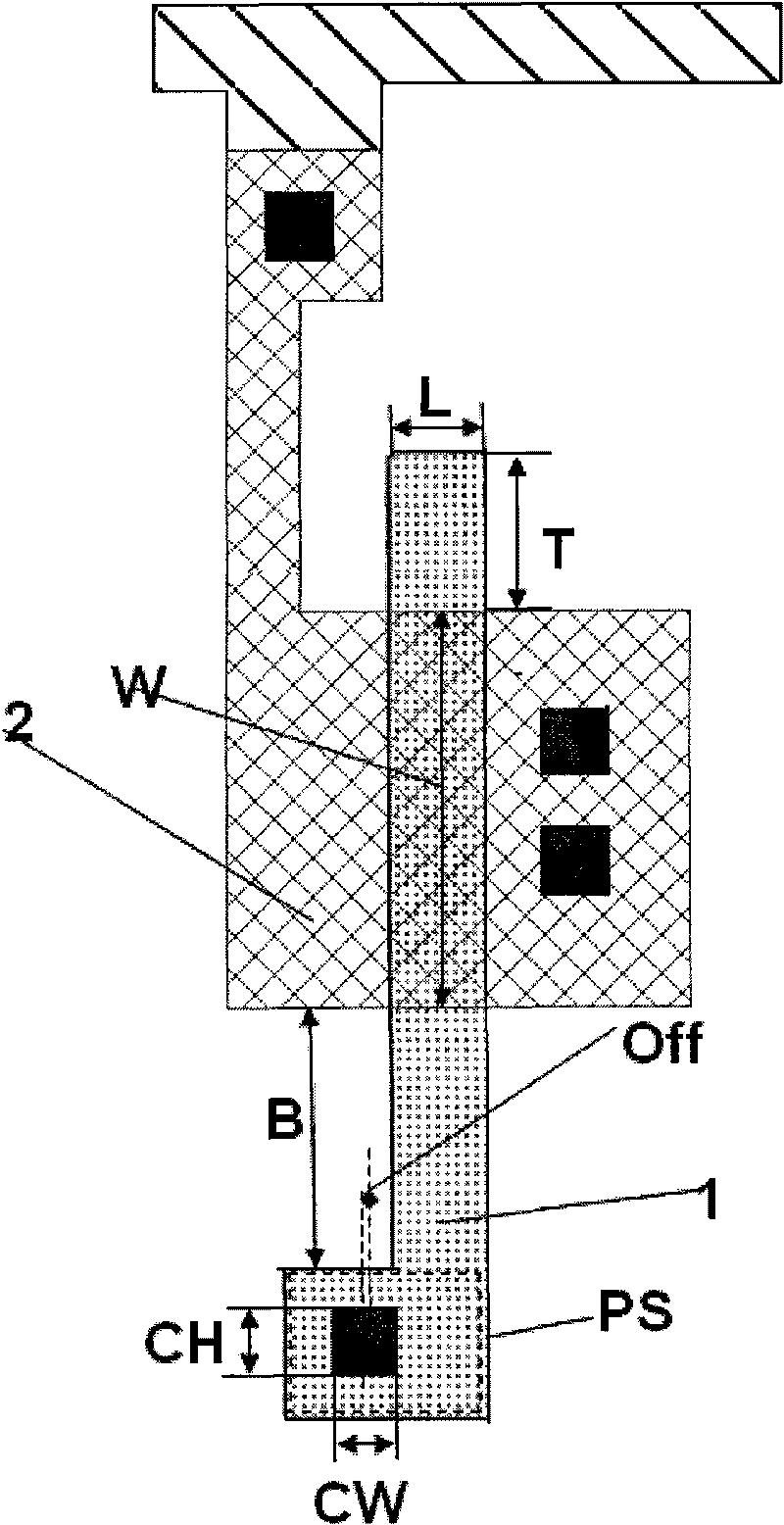 Method for detecting random defects of silicon gate of CMOS process