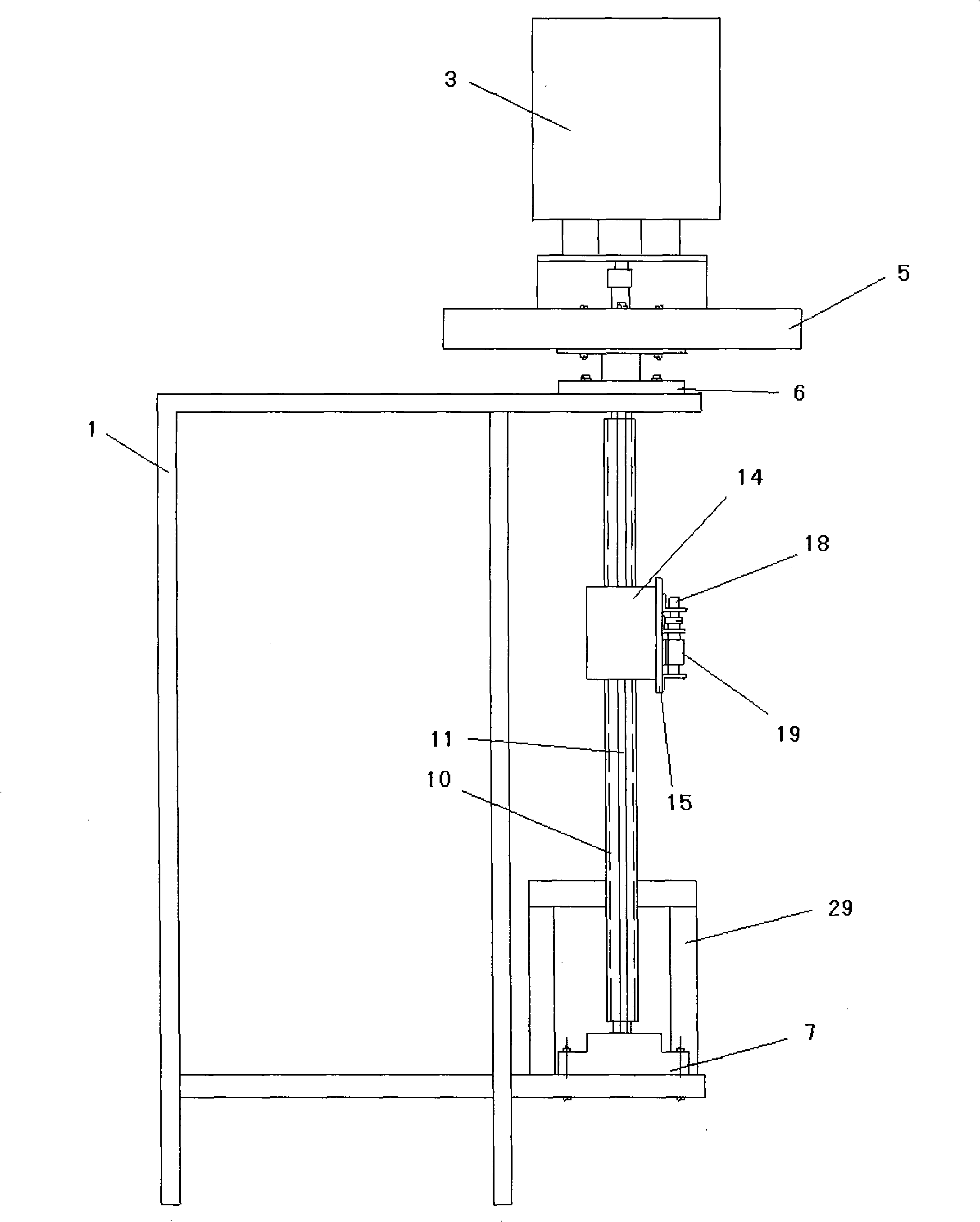 Automatic picking apparatus for middle/low layer of elevated strawberry