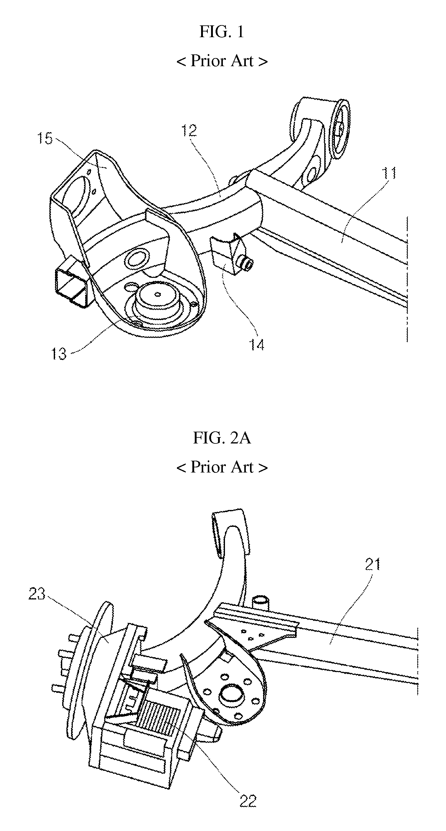 Rear suspension mounting structure for electric vehicle