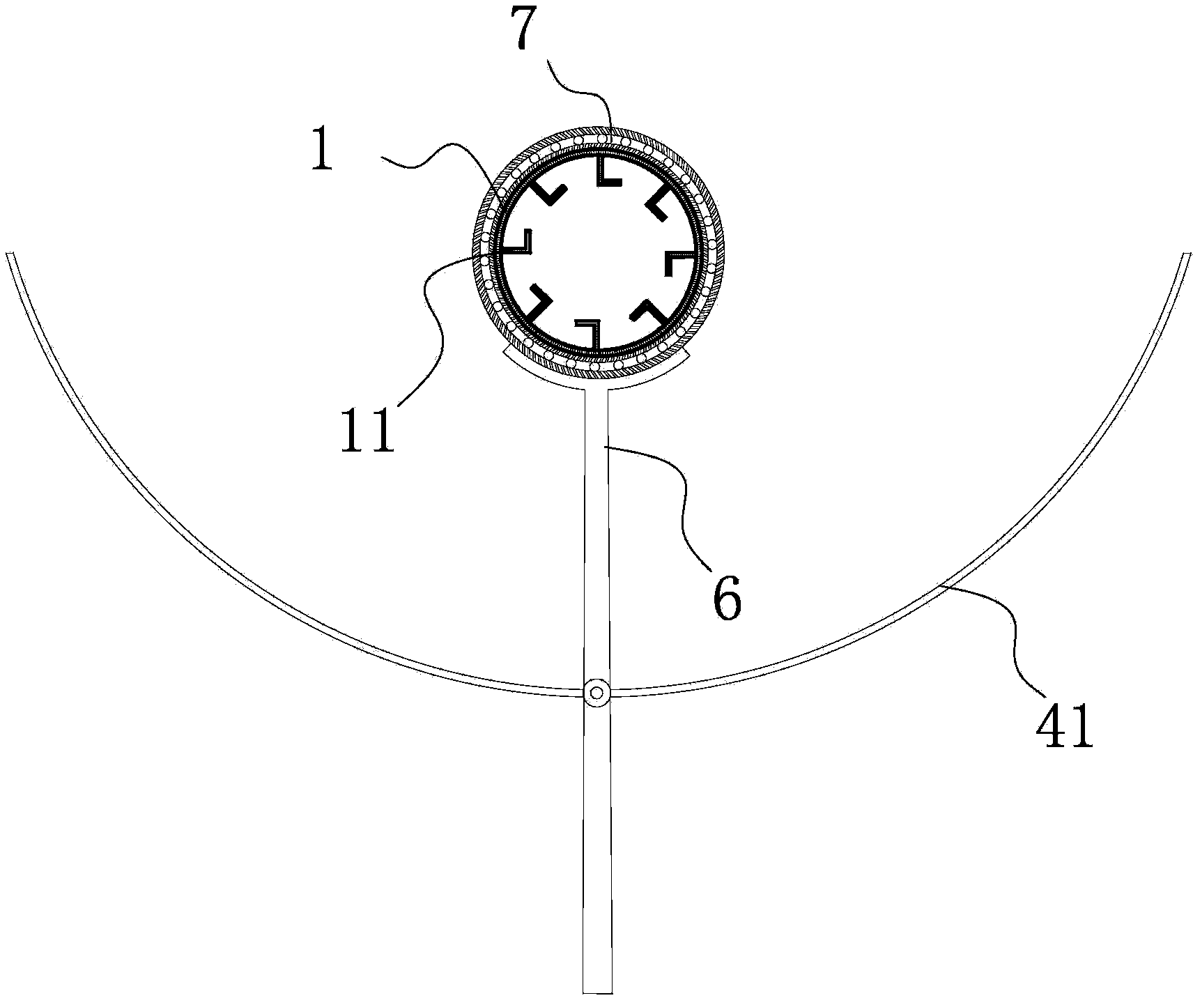 Roller drying system based on solar air heating