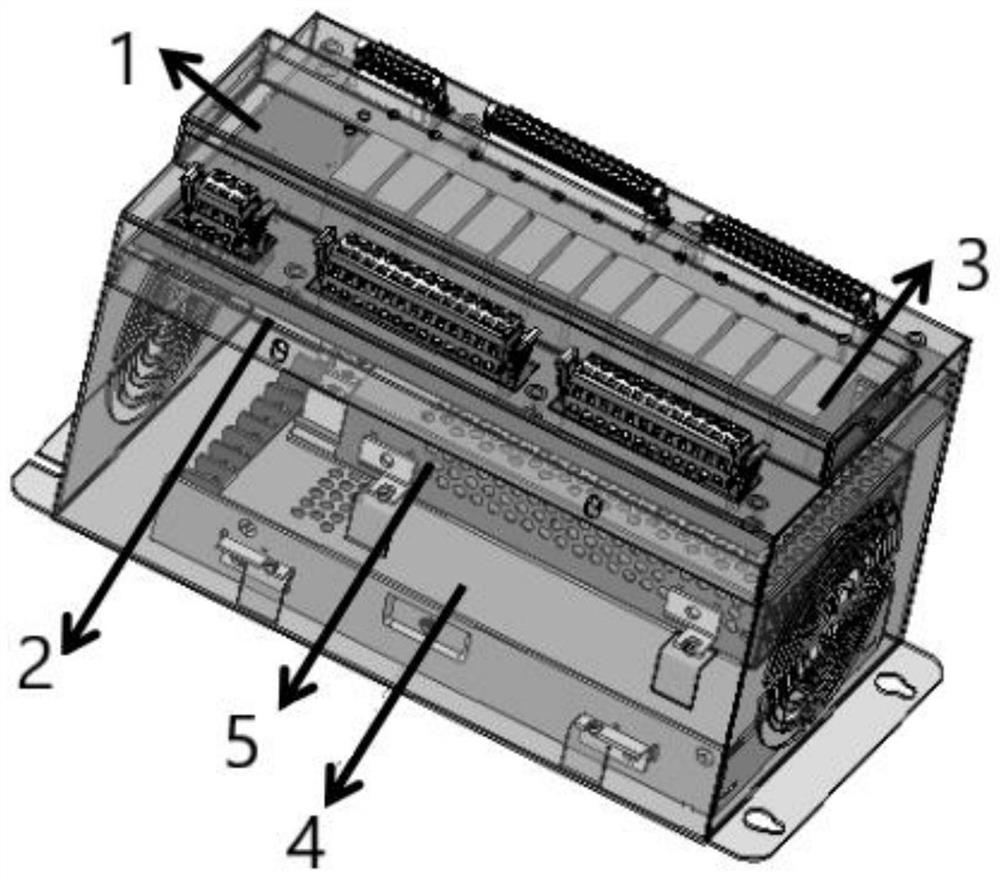 Multifunctional integrated tower crane controller, control system and control method