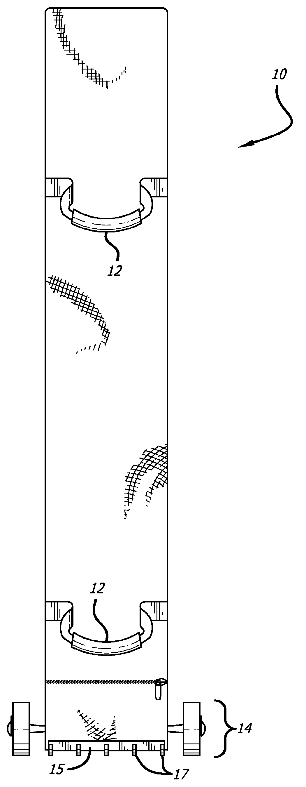 Wheel axle assembly