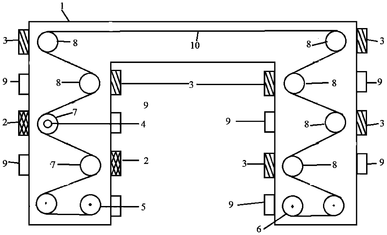 Preparation device of lithium battery current collector