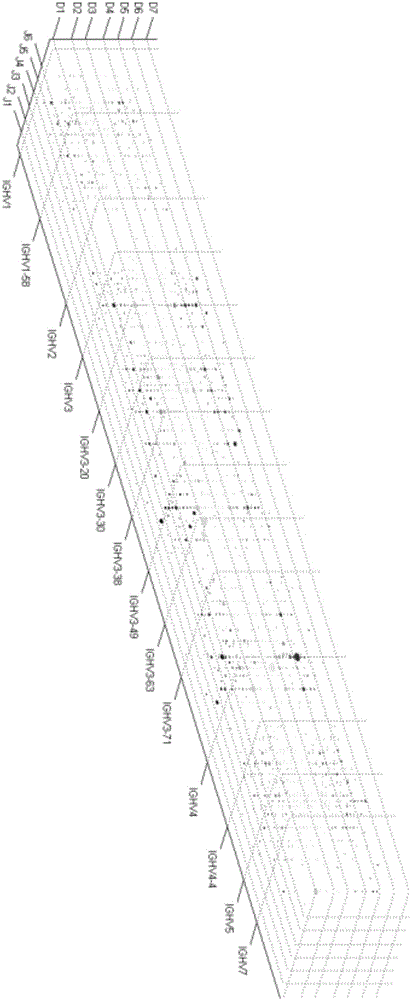 Method for high-throughput sequencing of tcr or bcr and method for correcting multiple pcr primer bias by using tag sequence
