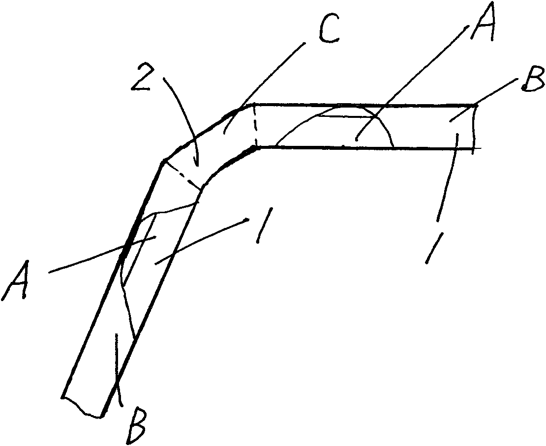 Combined thermoplastic elastic body for automotive glass guide groove sealing strip and production method thereof