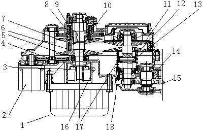 Spiral thrust mechanism of continuously variable transmission (CVT) for electrically adjusting reducing of driving wheel and method