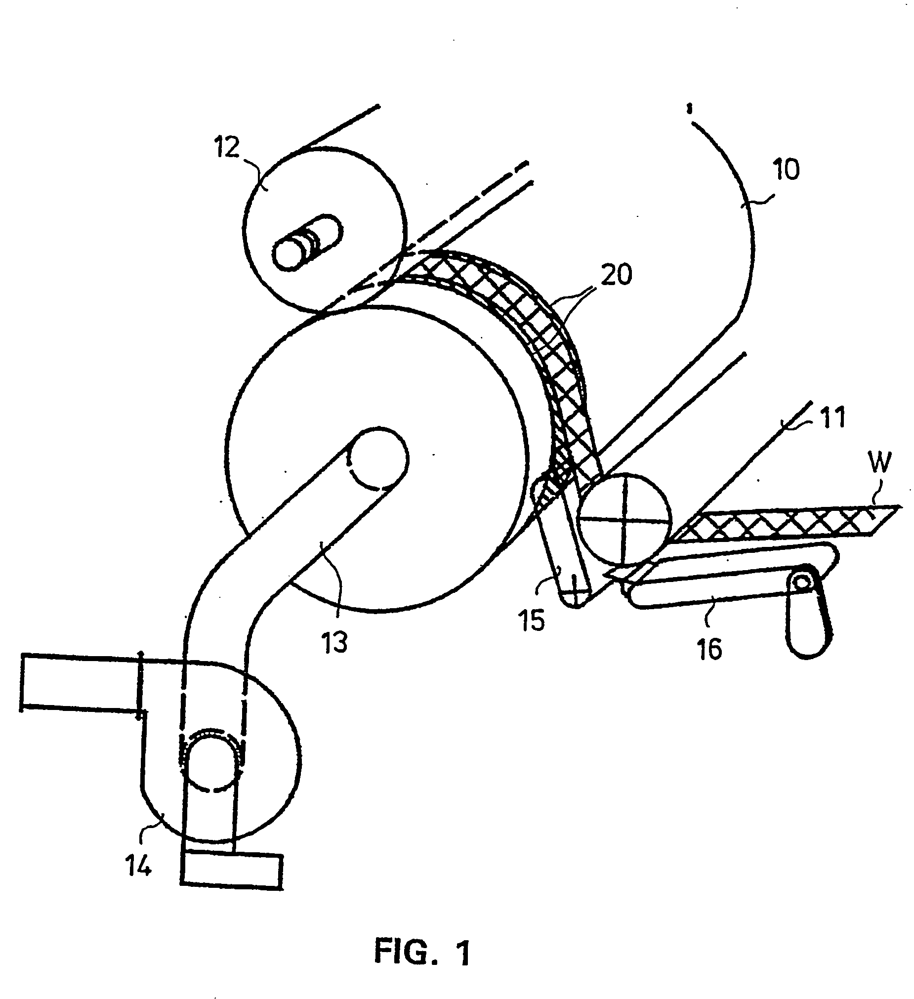 Method and device for threading a web in the reeling of a paper or board web