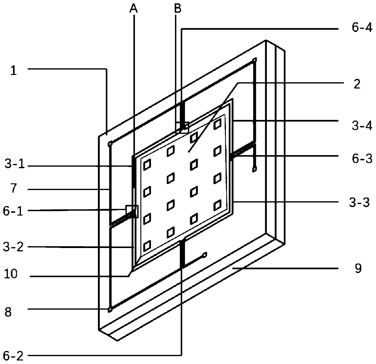 Micro-pressure sensor chip and preparation method thereof
