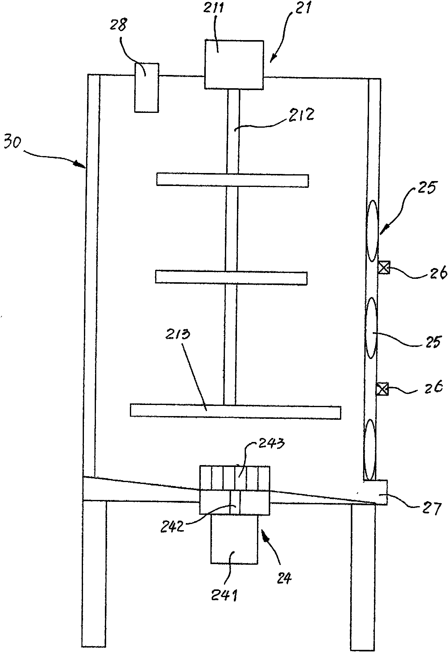 Device for de-sugaring and processing dairy product