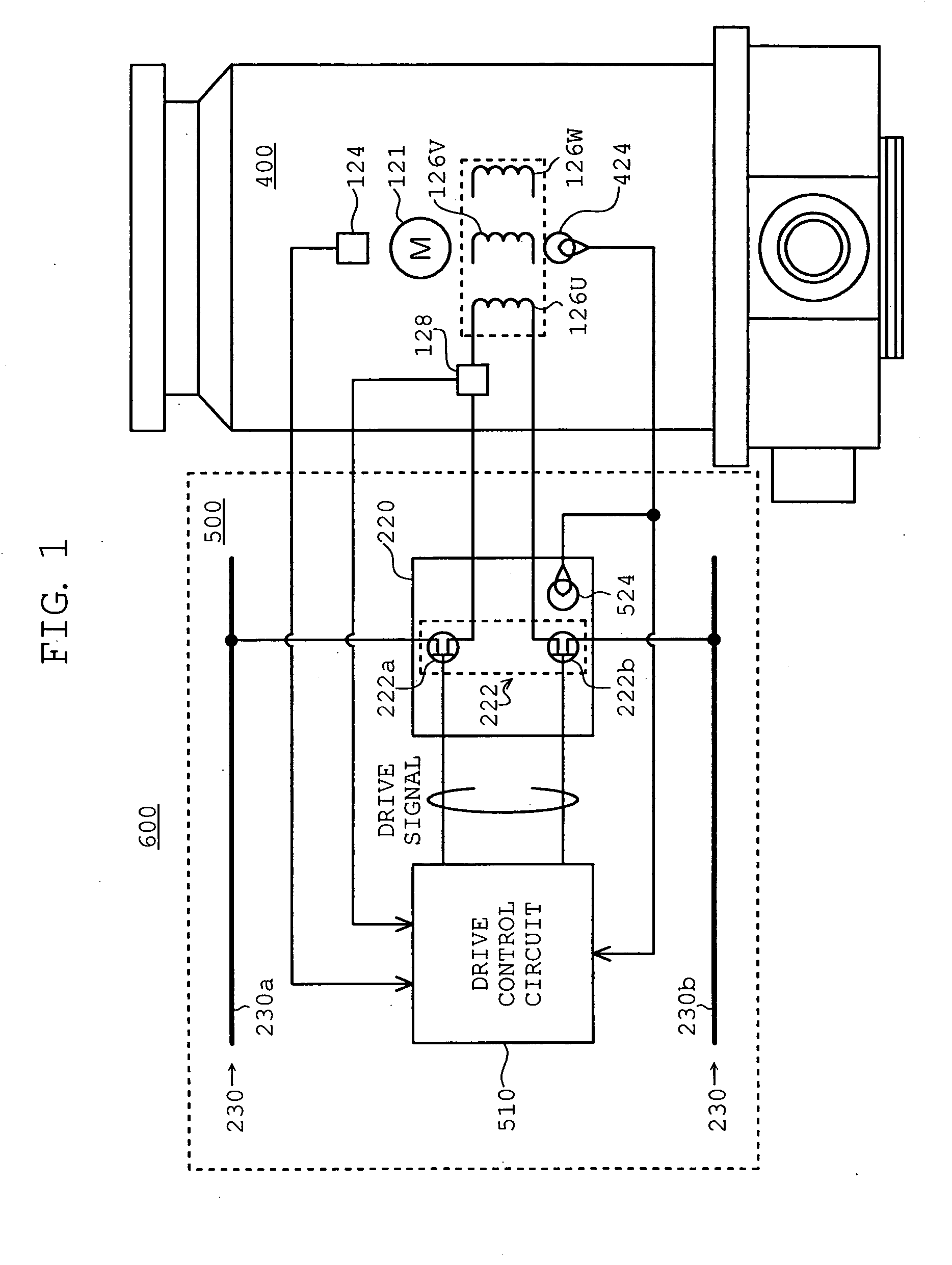 Motor control system and vacuum pump equipped with the motor control system