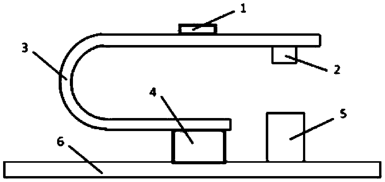 Single-point weight metering system, weighing device and weighing method